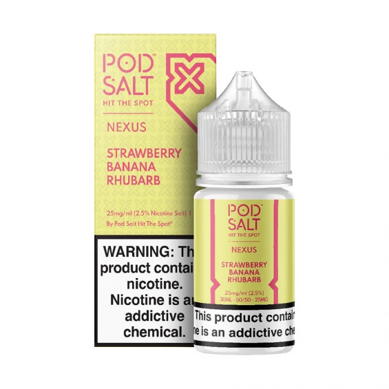 Pod Salt Strawberry Banana Rhubarb