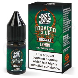 Just Juice Tobacco Club Lemon Likit - Orjinal Just Juice En Ucuz Fiyat