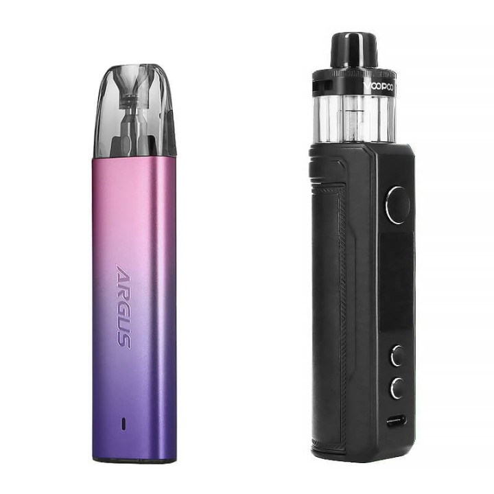 Voopoo Drag X2 & Argus G2 Mini→Spray Black & Violet Pink