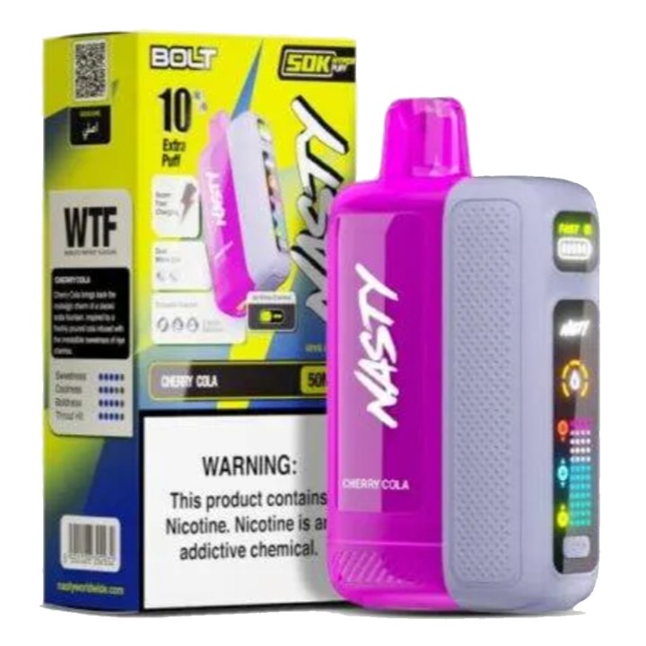 Nasty Bolt 50K Puff Kullan At→Cherry Cola
