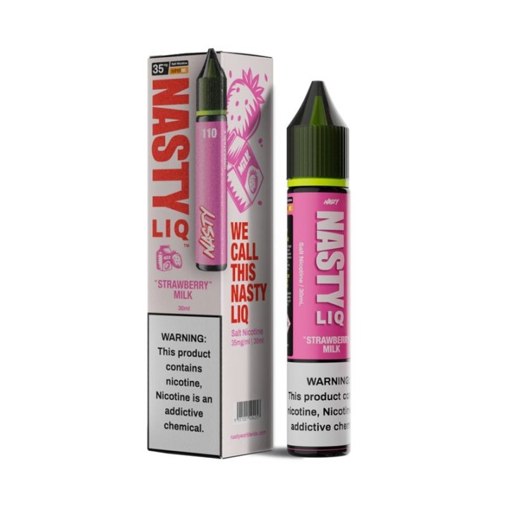 Nasty Liq Strawberry Milk Salt Likit→35MG