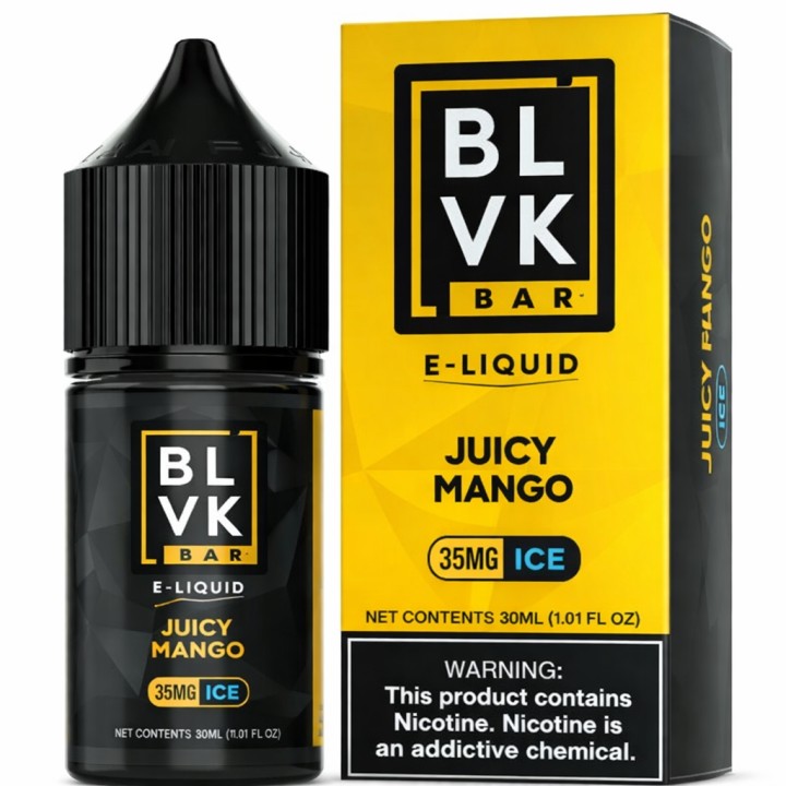 BLVK Bar Juicy Mango Ice Salt Likit→35MG