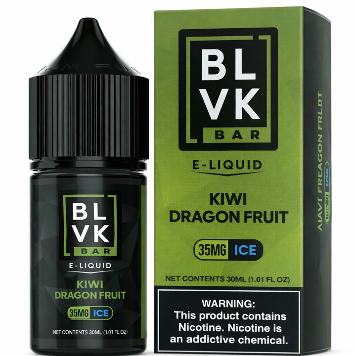 BLVK Bar Kiwi Dragon Fruit Ice Salt Likit→35MG