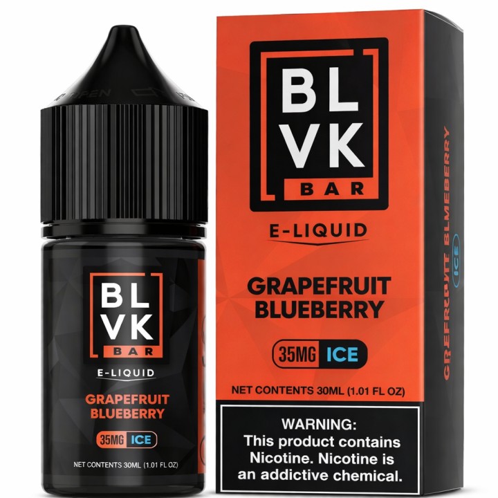 BLVK Bar Grapefruit Blueberry Ice Salt Likit→35MG