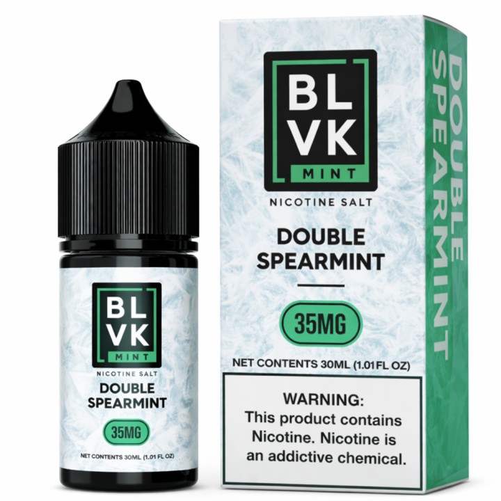 BLVK Bar Double Spearmint Ice Salt Likit→35MG