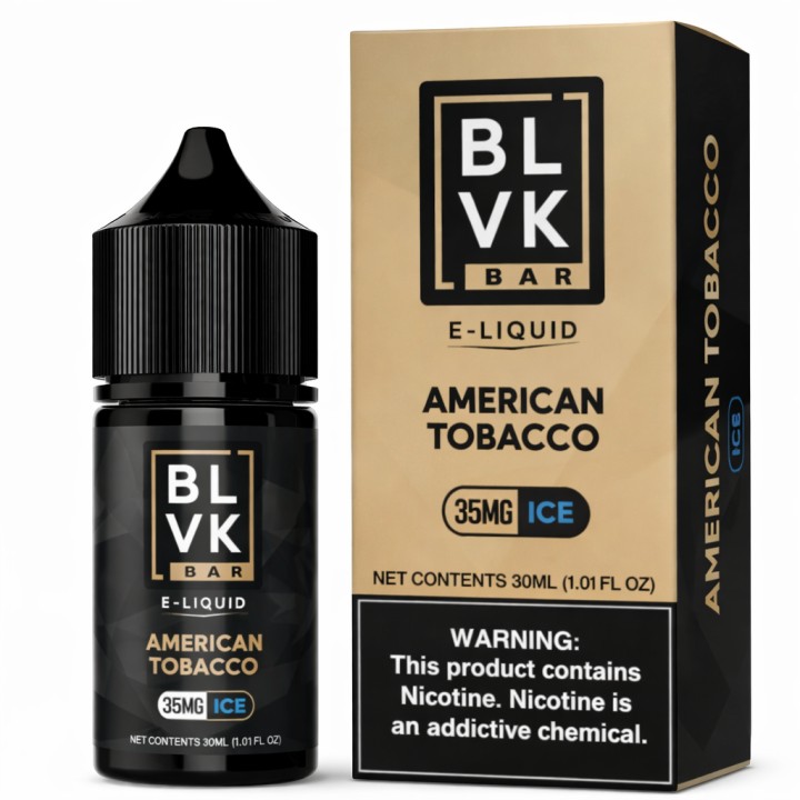 BLVK Bar American Tobacco Ice Salt Likit→35MG