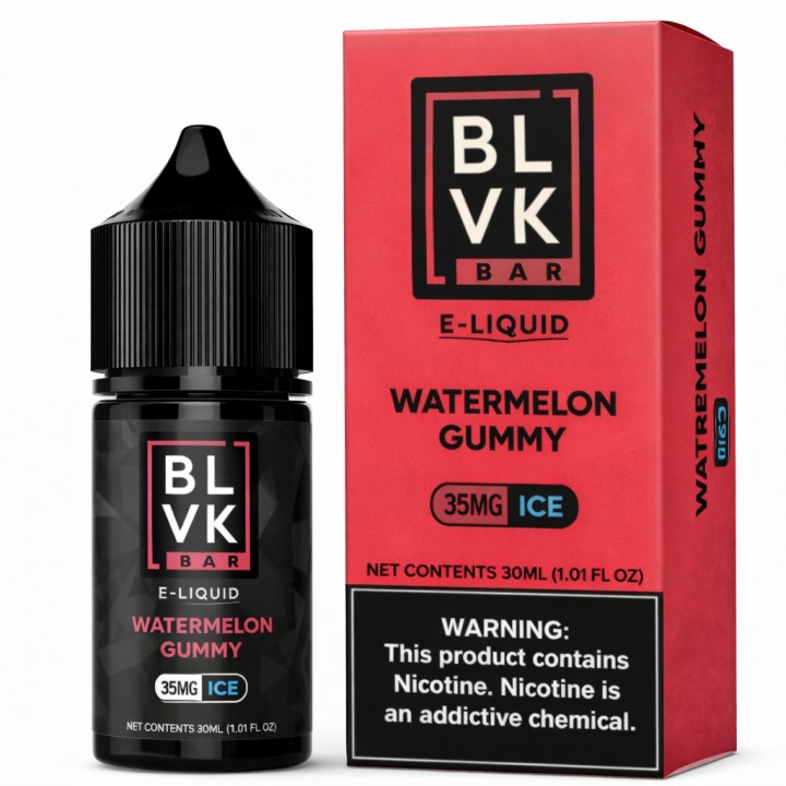 BLVK Bar Watermelon Gummy Ice Salt Likit→35MG