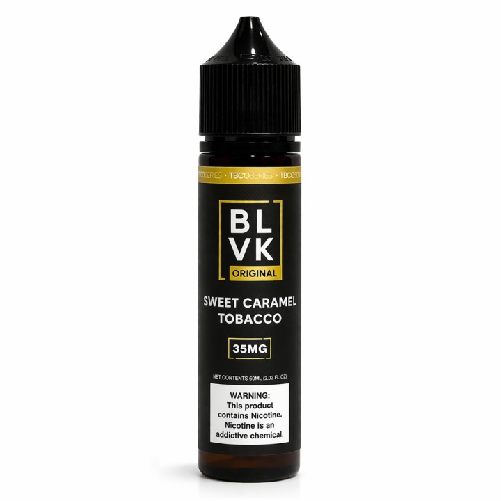 BLVK Original Sweet Caramel Tobacco Salt Likit 60 ML→35MG