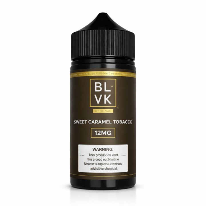 BLVK Original Sweet Caramel Tobacco E Likit 100 ML→6MG