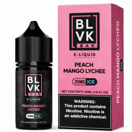 BLVK Bar Peach Mango Lychee Ice Salt Likit